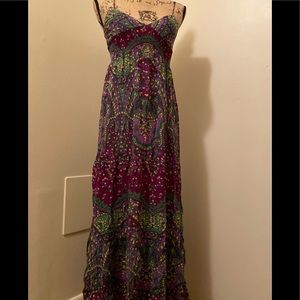 3/4/$15 Aqua maxi dress